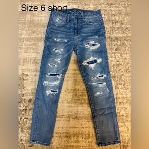 American Eagle Outfitters Blue Denim Shorts